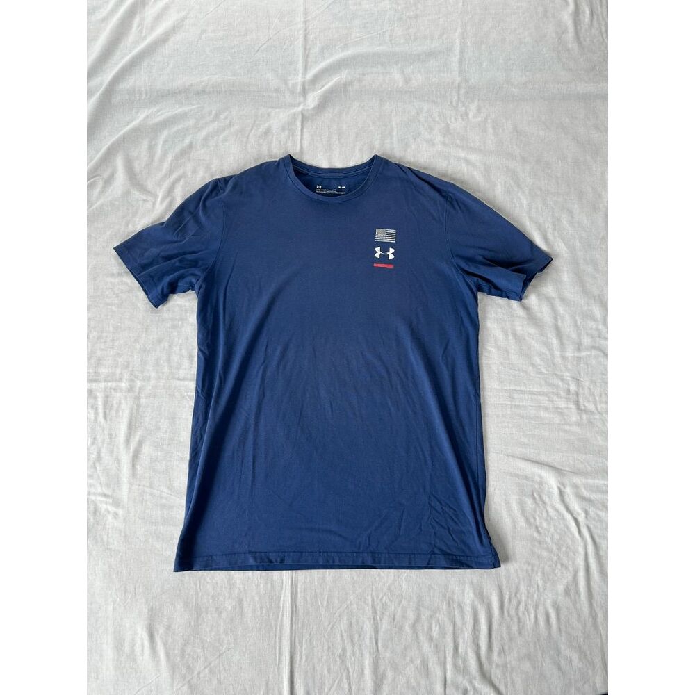 Men's Under Armour Tee Shirt Lot, Size Medium, Black/Blue - Picture 7 of 9